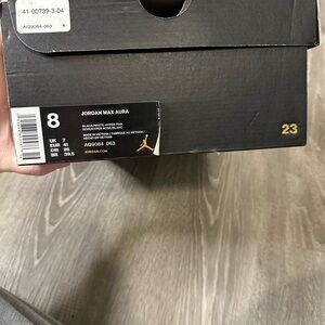 Jordan Max Aura Black Sneakers